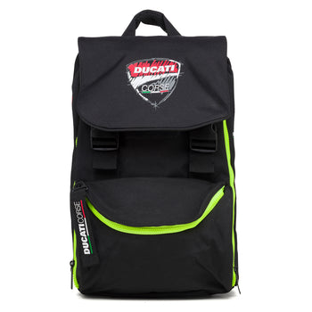 Zaino da scuola nero con badge frontale Ducati Corse, Brand, SKU o942000128, Immagine 0